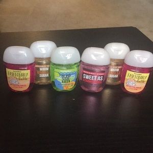 Bundle of 6 Bath and Body Works PocketBacs!